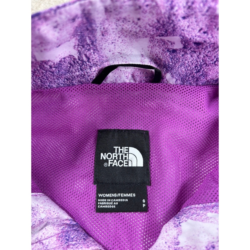 NEW The North Face Hydrenaline WindWall Pullover Jacket Purple Abstract Small - Picture 3 of 8